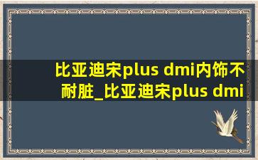 比亚迪宋plus dmi内饰不耐脏_比亚迪宋plus dmi内饰不耐脏咋办